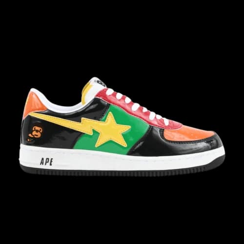 Bapesta FS-001 Low 'Baby Milo - Green Orange Black Yellow'