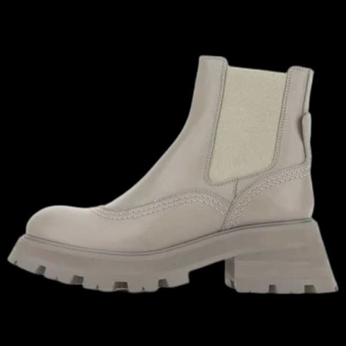 Alexander McQueen Wander Boots 'Leather Stone' (Women's)