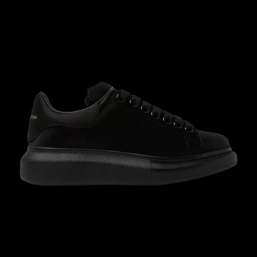 Alexander McQueen Oversized Sneaker 'Black Satin' (Women's)