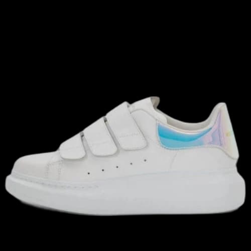 Alexander McQueen Oversized Sneaker 'White Iridescent' (Women's)