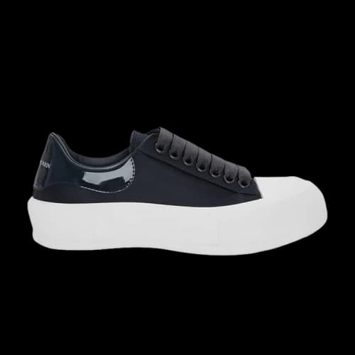 Alexander McQueen Deck Plimsoll Lace-Up 'Anthracite' (Women's)