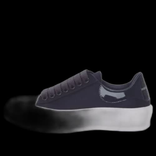 Alexander McQueen Deck Lace Up Plimsoll 'Anthracite' (Women's)