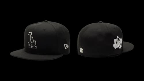 Undefeated x New Era Dodgers 59Fifty Fitted Cap Black