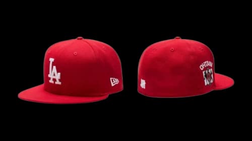 Undefeated x New Era Dodgers Ohtani 59Fifty Fitted Cap Red