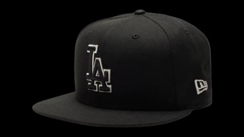 Undefeated x New Era Dodgers 9Fifty AF Curve Cap Black
