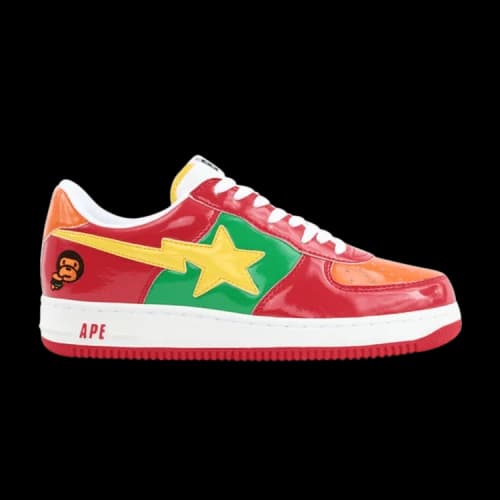 Bapesta FS-001 Low 'Baby Milo - Red Green Yellow'