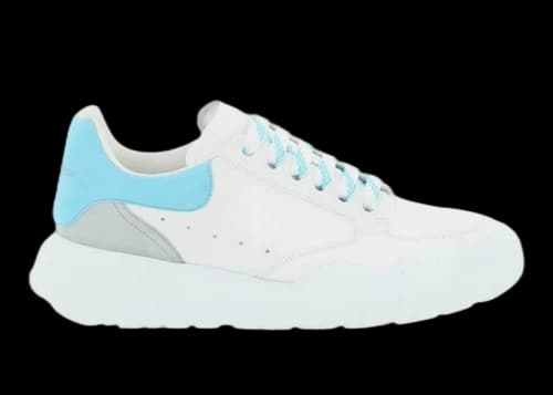 Alexander McQueen Court Blue Suede (Women's)