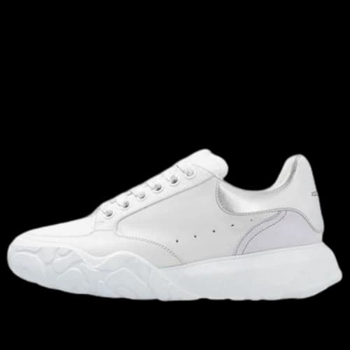 Alexander McQueen Court Trainer 'White Silver' (Women's)