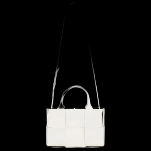 Bottega Veneta Mini Arco Tote 'White/Green/Gold'