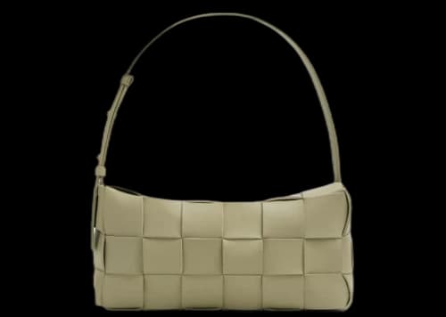 Bottega Veneta Brick Cassette Shoulder Bag Travertine