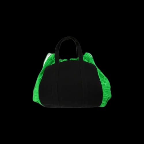 Bottega Veneta Canvas Towel Tote 'Black/Grass'