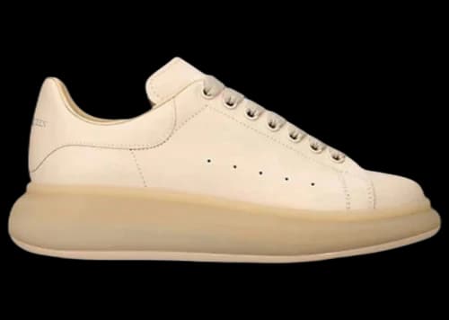 Alexander McQueen Oversized Clear Sole Beige