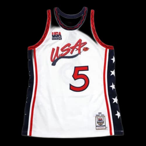 Mitchell & Ness Team USA 1996 Home Authentic Player Jersey 'Grant Hill'