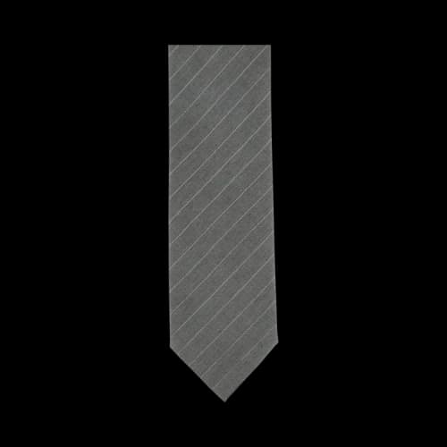 Givenchy Pinstriped Wool Tie 'Light Grey/Melange'