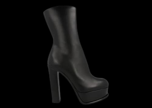 Alexander McQueen Platform Ankle Boot Black (Women's)