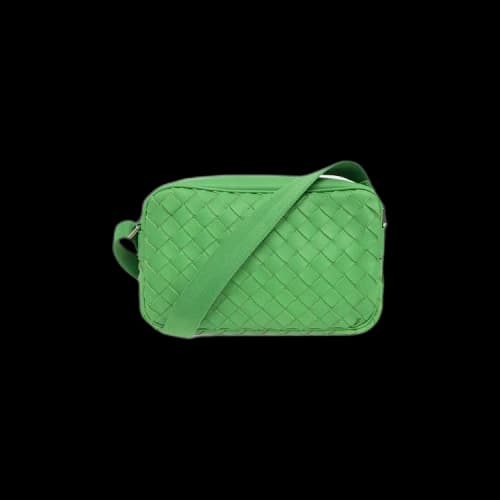 Bottega Veneta Classic Camera Bag 'Parakeet'