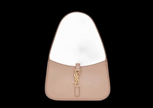 Saint Laurent Le 5 A 7 Mini Hobo Bag In Smooth Leather Rosy Sand