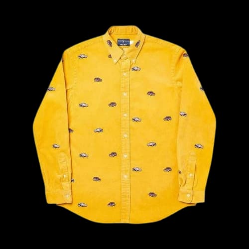 Palace x Ralph Lauren Embroidered Corduroy GTI Shirt 'Palazzo Yellow'