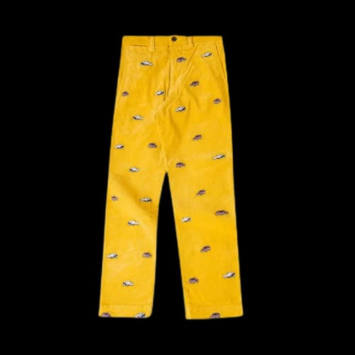 Palace x Ralph Lauren Embroidered Corduroy GTI Chino 'Palazzo Yellow'