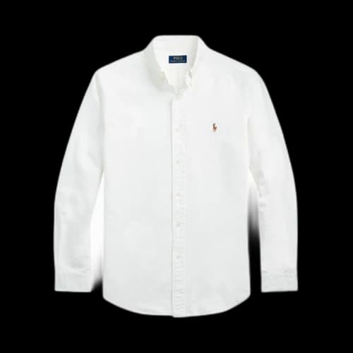 Polo Ralph Lauren Long-Sleeve Oxford Sport Shirt 'White'