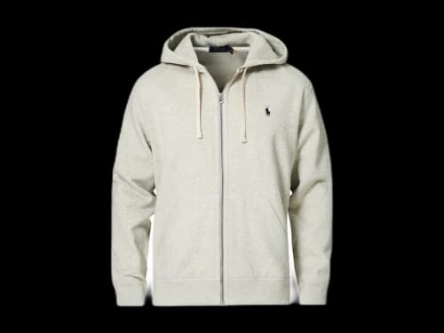 Polo Ralph Lauren Athletic Fleece Full Zip Hoodie Light Sport Heather