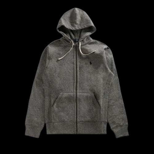 Polo Ralph Lauren Fleece Full-Zip Hoodie 'Ash Grey Heather'