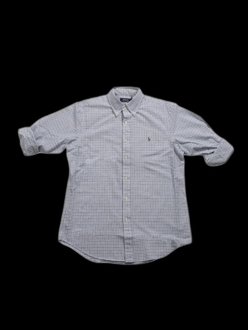 Polo Ralph Lauren Long Sleeve Plaid Classic Fit Sport Shirt Blue