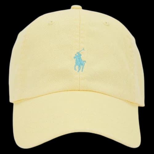 Polo Ralph Lauren Cotton Baseball Caps Unisex Yellow