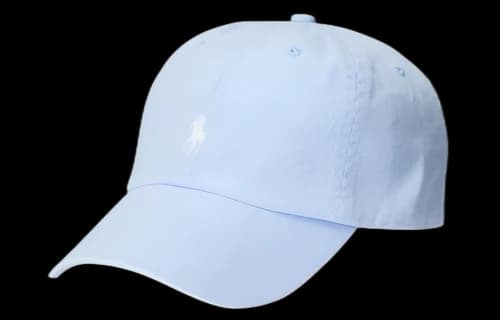 Polo Ralph Lauren Light Blue Cotton Baseball Caps Unisex Elite Blue