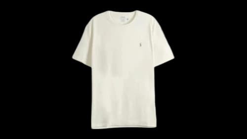 Polo Ralph Lauren Classic Fit Short-Sleeve Crewneck T-shirt Parchment Cream
