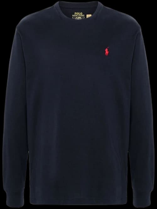 Polo Ralph Lauren Long Sleeve Jersey Knit Crewneck T-shirt Ink