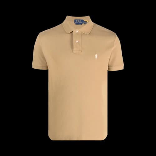 Polo Ralph Lauren Mesh Polo Shirt 'Cafe Tan'