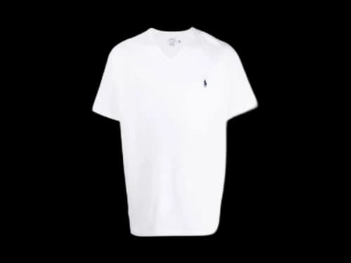 Polo Ralph Lauren Short Sleeve V-Neck Classic Fit T-shirt T-White