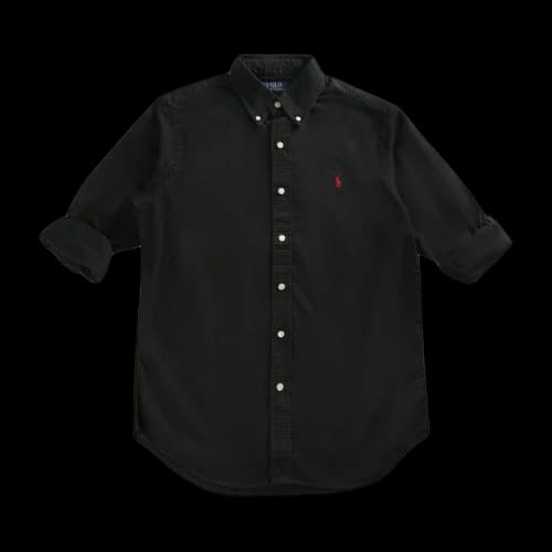 Polo Ralph Lauren Long-Sleeve Oxford Shirt 'Black'