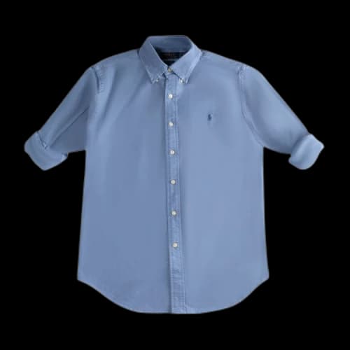 Polo Ralph Lauren Garment-Dyed Oxford Shirt 'Blue'
