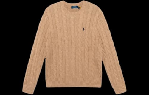 Polo Ralph Lauren Logo Embroidered Cable Knit Jumper