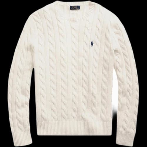 Polo Ralph Lauren Knitwear Standard Men's Cream White