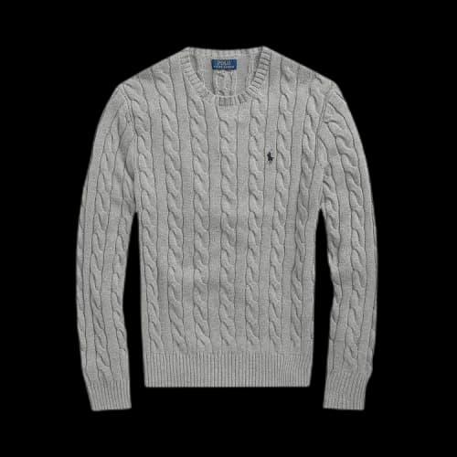 Polo Ralph Lauren Long-Sleeve Pullover 'Fawn Grey Heather'
