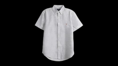 Polo Ralph Lauren Classic Oxford Sport Short-Sleeve Shirt Nutmeg Brown
