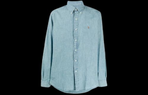 Polo Ralph Lauren logo-embroidered chambray shirt