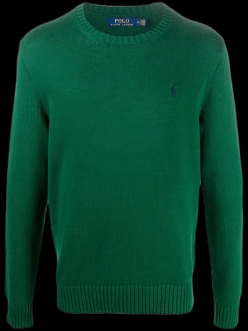 Polo Ralph Lauren Cotton Crewneck Sweater Green