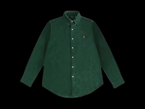 Polo Ralph Lauren Wale Corduroy Shirt Green