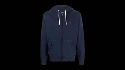 Polo Ralph Lauren Long-Sleeve RL Fleece Full-Zip Hoodie Cruise Navy