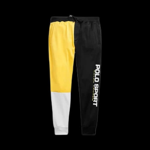 Polo Ralph Lauren Colorblocked Fleece Track Pant 'Black'