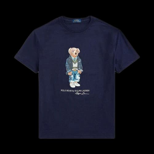 Polo by Ralph Lauren Classic Fit Polo Bear Jersey T-Shirt 'Navy'