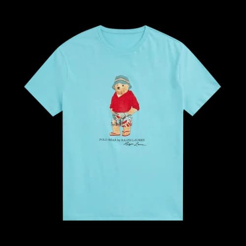 Polo Ralph Lauren Bucket Hat Bear T-Shirt 'Turquoise'