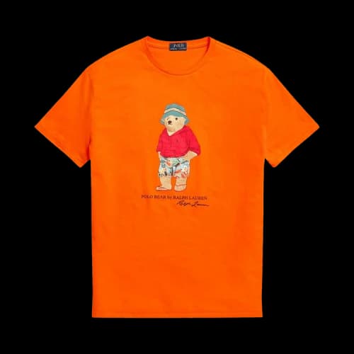 Polo Ralph Lauren Bucket Hat Bear T-Shirt 'Sailing Orange'