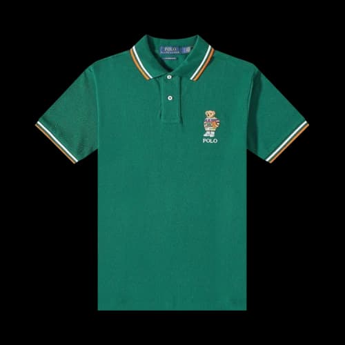 Polo Ralph Lauren Classic Fit Short-Sleeve Basic Mesh Bear Polo 'Green'