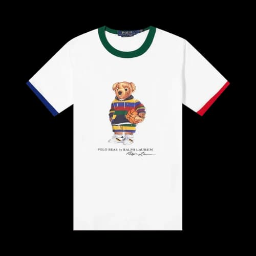 Polo Ralph Lauren Active Bear Slim Fit T-Shirt 'White'