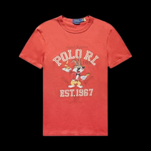 Polo Ralph Lauren Lunar New Year Novelty Rabbit T-Shirt 'Red'